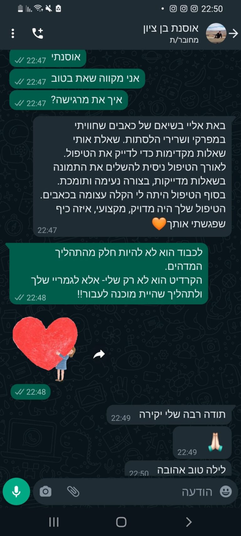 ביקורת שלי אוסנת בן ציון