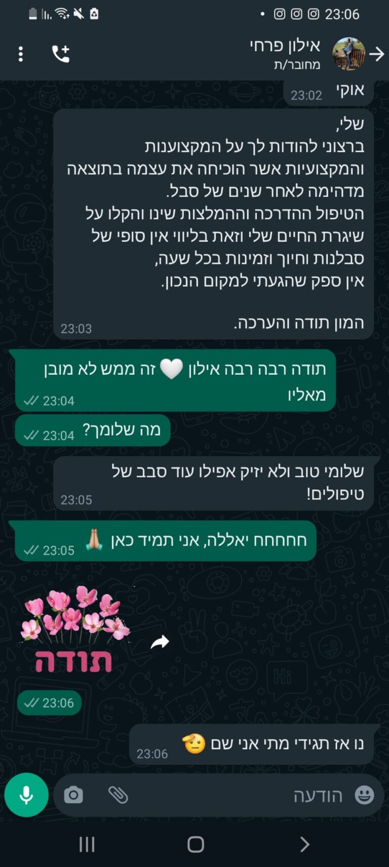 ביקורת שלי אילון פרחי